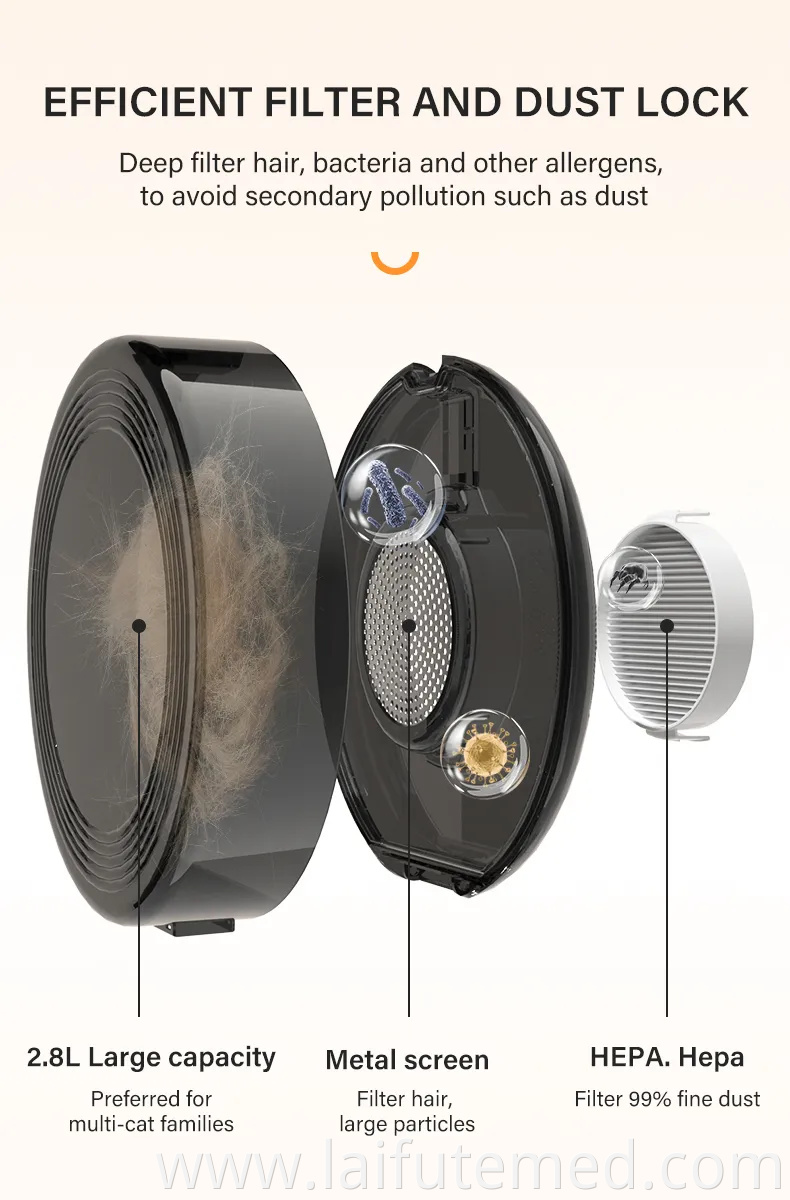 Elspet 4 in 1 Dog Vacuum Grooming Tools with Comb Clipper Grooming Dryer Adjustable Temperatures, Heating, and Anion Functions PRO Dog Grooming Kits